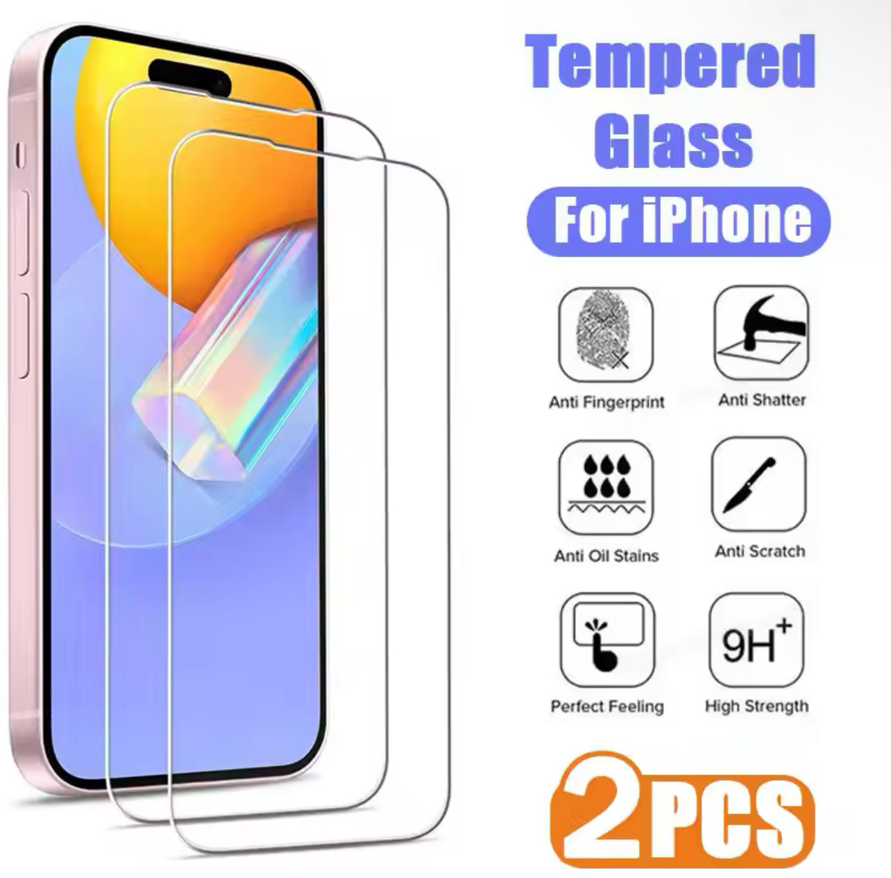 PJun Branded Premium 9H Clear Full Coverage ShatterProof Glass Screen Protector- 2pcs iPhone 16 Series 2024 PJun Branded Premium 9H Clear Full Coverage ShatterProof Glass Screen Protector- 2pcs iPhone 16 Series 2024